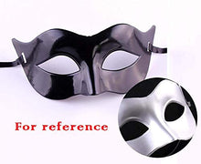 Load image into Gallery viewer, Pigeon Fleet 10 Pcs Half Masquerades Venetian Mask Halloween Carnival Party Accessory, Sliver
