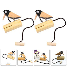 Load image into Gallery viewer, YARNOW 2pcs Wooden Pull Rope Bird Woodpecker Musical Tone Block Percussion Toy Early Educational Kids Toys
