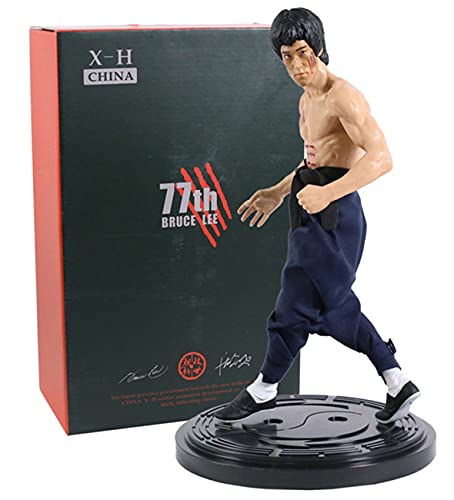 Bruce Lee Action Figure Enter The Dragon Double-Headed Statue 1/6 Limited Figure