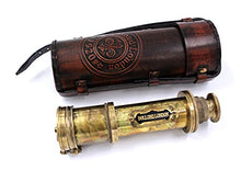 Load image into Gallery viewer, OCEAN REPLICAS 18 inches Antique Telescope/Spyglass Replica in Leather Box (Dollond London&#39;s)

