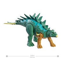 Load image into Gallery viewer, Jurassic World Fierce Force Chialingosaurus Dinosaur Action Figure Movable Joints, Realistic Sculpting &amp; Single Strike Feature, Kids Gift Ages 3 Years &amp; Older
