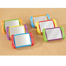 Load image into Gallery viewer, Learning Resources All About Me 2 in 1 Mirrors - 6 Pieces, Ages 18+ Months Toddler Social Emotional Learning Toys, Mirror for Kids
