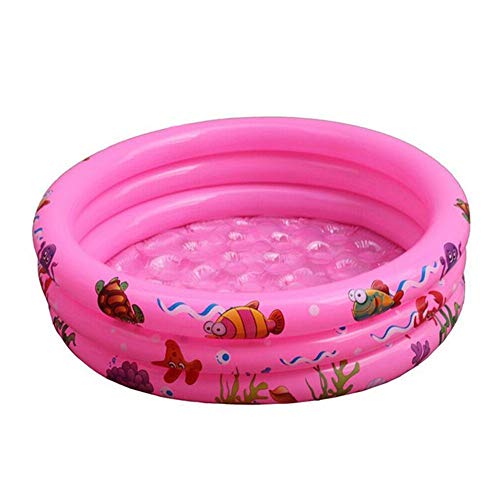 ZZK Children's Inflatable Swimming Pool Outdoor Baby Swimming Pool Portable Water Game Cylinder Baby Inflatable Swimming Pool Kids Swimming Bathing Pool,B,150X25cm