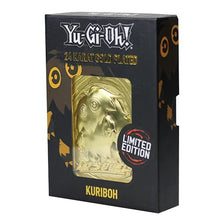 Load image into Gallery viewer, Fanattik KON-YGO27G Yu-Gi-Oh-Limited Edition 24K Gold Plated Collectible Kuriboh
