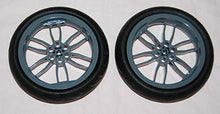 Load image into Gallery viewer, 2X Lego Motorcycle Tires Wheels Assemblies 94.2 x 22 for 9449 7158 8051 42036
