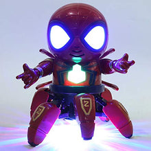 Load image into Gallery viewer, WZCSLM Cool Spider Robot with Six Paws -Colorful Lights, Music, Move Dancing - for Kids Ages 3 &amp; Up (red)
