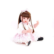 Load image into Gallery viewer, YANRU Realistic Silicone Baby Doll Look Real Handmade Lifelike Reborn Baby 22 Inch Rebirth Doll Gifts

