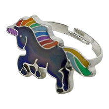 Load image into Gallery viewer, Magical Unicorn Mood Ring, Adjustable
