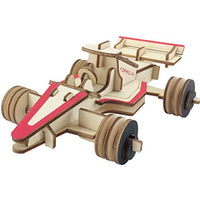 HEALLILY Wooden Puzzlel 3D Puzzle Truck Toys Puzzle Jigsaw Toy for Gift Ornament Home Office Desk Decoration