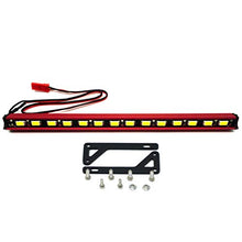 Load image into Gallery viewer, Nitro Hobbies 1/10 Aluminum White Super Bright LED Light Bar w/Long Mount Red
