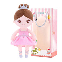Gloveleya Baby Girl Gifts Dolls Soft Plush Toy Ballet Girl Doll Light Pink 13
