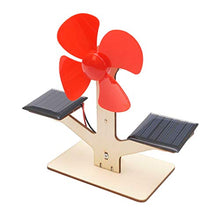 Load image into Gallery viewer, NUOBESTY DIY Solar Fan Toy Wooden Assembly Model Science Experiment Kits for Children Kids Students Brain Development Explorer
