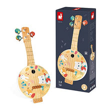 Load image into Gallery viewer, Janod Pure Banjo - Children&#39;s Musical Instrument  Ages 3+ - J05160
