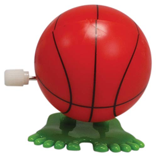 Kipp Brothers Wind-Up Jumping Sport Ball Toys - Basketball
