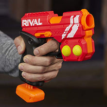 Load image into Gallery viewer, NERF Rival Knockout XX-100 Blaster -- Round Storage, 90 FPS Velocity, Breech Load -- Includes 2 Official Rival Rounds -- Team Red
