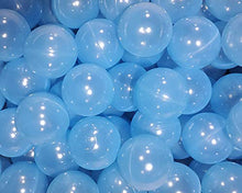Load image into Gallery viewer, Pack of 200 Aqua-Blue ( Translucent-Blue ) Color Jumbo 3&quot; HD Commercial Grade Ball Pit Balls - Crush-Proof Phthalate Free BPA Free Non-Toxic, Non-Recycled Plastic (Aqua-Blue, Pack of 200)
