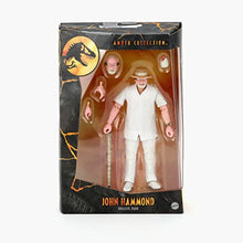 Load image into Gallery viewer, Jurassic World Amber Collection John Hammond 6-in Action Figure, Swappable Hands &amp; Head, Cane &amp; Hatching Dinosaur Egg Accessories, Collectible Gift for 8 Years Old &amp; Up
