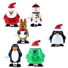 Load image into Gallery viewer, NUOBESTY Christmas Wind Up Toys, Educational Toys Clockwork Toy Practical Durable Walking Elk Toy Party Bag Stocking Filler Wind-up Toy for Christmas Party Kids - 7.5x5cm, 6Pcs
