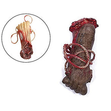 Load image into Gallery viewer, XONOR Halloween Fake Bloody Severed Hands Feet Broken Body Parts for Haunted House Halloween Zombie Party Decorations (6 Pcs)
