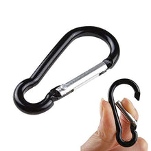 Load image into Gallery viewer, Locking Carabiner Aluminum D Ring Clip D Shape Super Durable Strong and Light Large Carabiner keyring Keychain Clip
