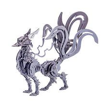 Load image into Gallery viewer, RuiyiF 3D Metal Model Kits Animal Puzzles to Build, 3D Assembly Metal Puzzle Fox Stainless Steel Hobby Model Kits, Desk Ornaments/Building Toys for Kids Adults
