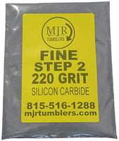 MJR Tumblers 3 LB Fine 220 Silicon Carbide Rock Refill Grit Media Stage 2