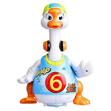 Load image into Gallery viewer, AZImport PS828 Blue Dancing Hip Hop Goose Development Musical Fun Toy44; Blue
