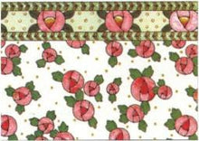 Load image into Gallery viewer, Dollhouse Miniature 3 Pack Wallpaper: Cottage Rose, Pink
