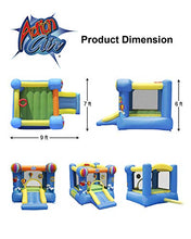 Load image into Gallery viewer, ACTION AIR Bounce House, Inflatable Bouncer with Air Blower, Jumping Castle with Slide for Outdoor and Indoor, Backyard Fun
