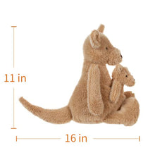 Load image into Gallery viewer, Apricot Lamb Toys Plush Yellow Kangaroo Stuffed Animal Soft Cuddly Perfect for Child (Yellow Kangaroo,11 Inches)
