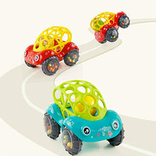 Load image into Gallery viewer, Shuohu Baby Newborn Rattle and Roll Car Bell Ring Shaking Catch Ball Rattle Toy Red
