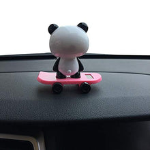 Load image into Gallery viewer, farawamu Solar Power Dancing Toy, Cute Solar Powered Car Dashboard Home Desk Decor Dancing Panda Swinging Toy Gift Pink
