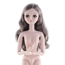 Load image into Gallery viewer, NC 60 cm Bjd Doll, Movable Joint Doll, Nude Doll, Plastic Female Doll, Naked Head Doll Girl, D I Y Dress Up Doll, Long Hair Girl Doll, Toy, Child Adult, Birthday Gift

