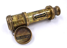 Load image into Gallery viewer, OCEAN REPLICAS 18 inches Antique Telescope/Spyglass Replica in Leather Box (Dollond London&#39;s)
