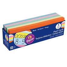 Load image into Gallery viewer, Pacon Blank Flash Cards, Assorted Colors, 3 x 9 Inches, Pack of 250
