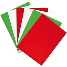Load image into Gallery viewer, Baker Ross EX764 Felt Craft Festive Felt - Pack of 10, Red, Green &amp; White for Kids to Decorate, Arts &amp; Crafts

