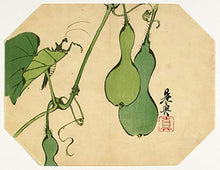 Load image into Gallery viewer, Japanese Art Ukiyoe Shibata Gourds On A Vine with A Mantis Jigsaw Puzzle Adult Wooden Toy 1000 Piece
