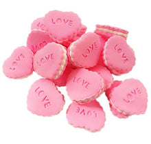 Load image into Gallery viewer, Veronica Key Artificial Fake Dessert Macaron Cake Cookie Playset Toy Food Prop for Home Kitchen Display Decoration Pack of 12 (Pink Love)
