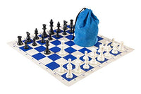 Drawstring Chess Set Combination - Single Weighted - Royal Blue