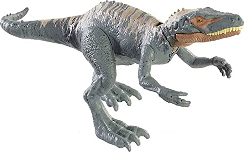 Jurassic World Wild Pack Herrerasaurus Carnivore Dinosaur Action Figure Toy with Movable Joints, Realistic Sculpting & Attack Feature, Kids Gift Ages 3 Years & Older