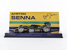 Load image into Gallery viewer, Minichamps 540854312 1:43 Scale 1985 Lotus Renault 97T Aryton Senna Die Cast Model
