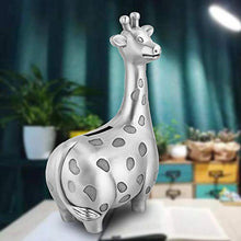 Load image into Gallery viewer, Coin Bank, Vintage Alloy Fawn Money Box Animal Coin Saving Pot Bank Home Decor Giftfor Children Password Lock Case
