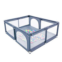 Gaorui Large Space Kids Baby Ball Pit - Portable Indoor Outdoor Baby Playpen Toddlers Children Safety Play Yard Fence Fun Activities Popular Toys (Not Includes Balls)