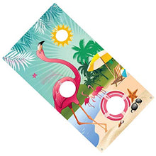 Load image into Gallery viewer, NUOBESTY Cornhole Game Set Toss Bean Bags Sandbag Flags Flamingo Party Accessories for Outdoor Outside Yard
