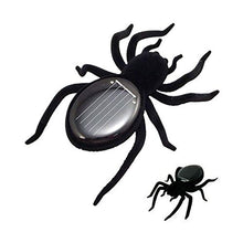 Load image into Gallery viewer, N Meng257 Mini Design Solar Spider Tarantula Educational Robot Chilling Insect Gadget Trick Toy Solar Toy Kids Democratic Funny Robot Toy A (Color : Black)
