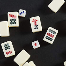 Load image into Gallery viewer, CMZ Mahjong Set MahJongg Tile Set Chinese Mahjong Game Set,Premium Ivory Tiles, All-in-One Rack/Pushers,Complete Mahjong Game Set Chinese Mahjong Game Set
