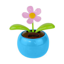 Load image into Gallery viewer, Mosichi Solar Powered Dancing Swinging Animated Flower Toy for Car Styling Home Decoration Red
