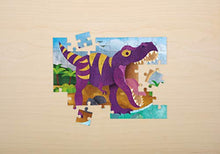 Load image into Gallery viewer, Mudpuppy Tyrannosaurus Rex Mini Puzzle, 48 Pieces, 8 x 5.75  Perfect Family Puzzle for Ages 4+  Jigsaw Puzzle Featuring a Colorful Illustration of a T-Rex Dinosaur, Informational Insert Included
