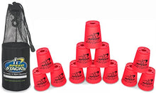 Load image into Gallery viewer, Speed Stacks Set of 12 Competition 4&quot; Neon Pink Cups with Carrying Bag
