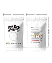Load image into Gallery viewer, Sago Brothers White Air Dry Clay, 7oz Modeling Clay for Kids, Super Soft and Ultra Light Molding Clay for Children, Refill White Clay for Kids Age 3-12, Kids Gifts for Girls Boys, Kids Toys Crafts Kit

